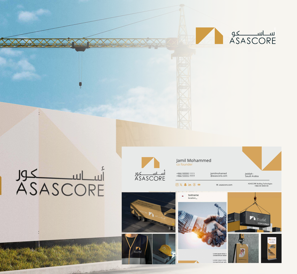Asascore brand identity and digital marketing case study - branding, visual identity, and social media design by Optival Media